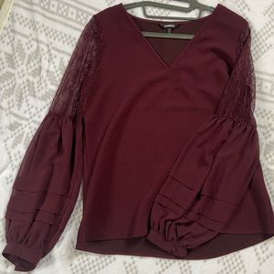 Express Lacey Sleeve Blouse